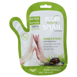 VICTORIA BEAUTY SNAIL EXTRACT Маска за ръце тип ръкавици, 1 чифт