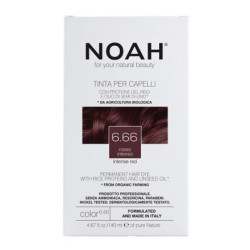 NOAH Безамонячна трайна боя за коса 6.66 intense red ,140 мл