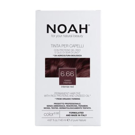 NOAH Безамонячна трайна боя за коса 6.66 intense red ,140 мл