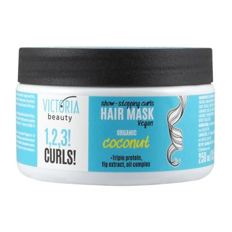 VICTORIA BEAUTY 1,2,3! CURLS! Маска за къдрава коса, 250мл