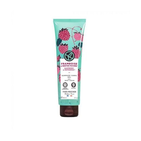 YVES ROCHER BAIN NATURE Ексфолиант за тяло Малина и мента, 150 мл