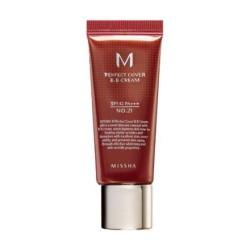 MISSHA M PERFECT COVER BB Крем SPF42 No.21/Light Beige, 20 мл.