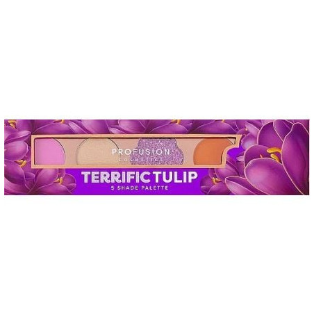 PROFUSION BLOOMING HUES Палитра сенки Terrific Tulip, 5 цвята