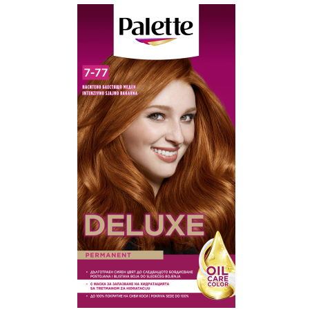 PALETTE DELUXE Боя за коса 7-77 (562) Intensive shiny copper