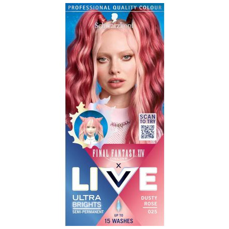 LIVE ULTRA BRIGHTS Боя за коса 025 Dusty Rose