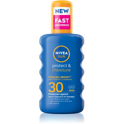 NIVEA Sun Protect & Moisture Sun Spray SPF 30 200 ml