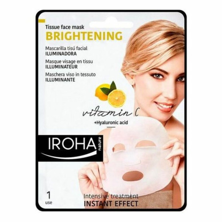 Антиоксидантна TISSUE маска за лице с Vitamin C + HA , 1 брой, 100 % биоразградима материя