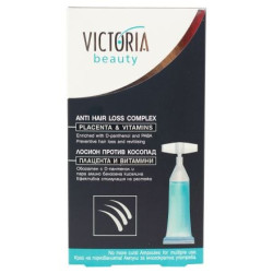 VICTORIA BEAUTY Ампули против косопад с плацента 5бр.х 10мл