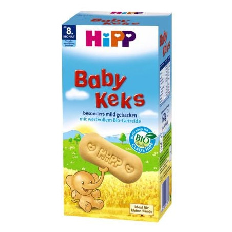 HIPP BIO Бебешки бисквити 6+ месеца, 150 г