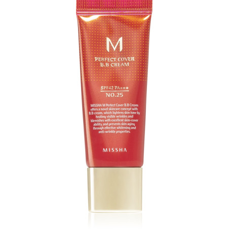 MISSHA M PERFECT COVER BB Крем SPF42 No.25 Warm Beige 20 мл