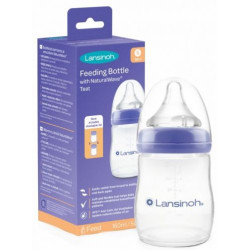 Шише с биберон Lansinoh - NaturalWave, 160 ml