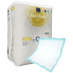 Еднократни еко подложки за преповиване / протектори за легло Abri-Soft Light, 60x60 cm, 60 броя