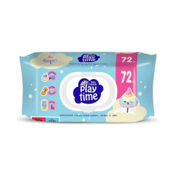 Мокри кърпички Baby Crema - Сини, 72 броя,Асортимент