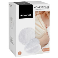 Еднократни подплънки за гърди KikkaBoo - Honeycomb, 25 броя