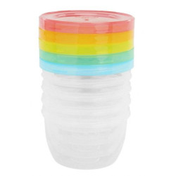 Комплект купи за храна Badabulle - 5 броя, 250 ml
