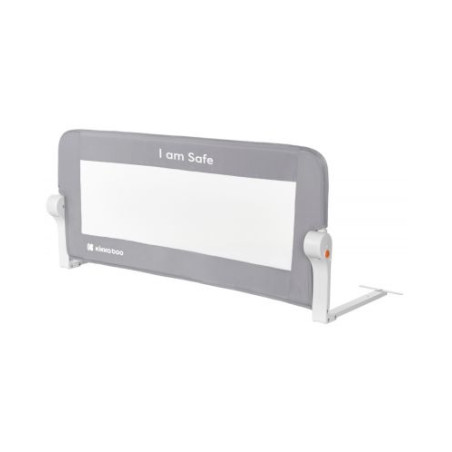 Предпазна преграда за легло KikkaBoo - I am safe, 102 cm, Grey