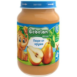 Плодово пюре Bebelan Puree - Круши, 190 g