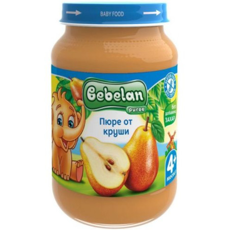 Плодово пюре Bebelan Puree - Круши, 190 g