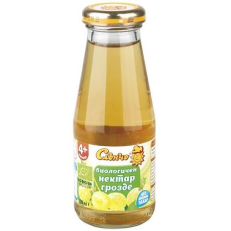 Био нектар Слънчо - Грозде, 200 ml