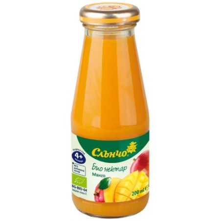 Био нектар Слънчо - Манго, 200 ml