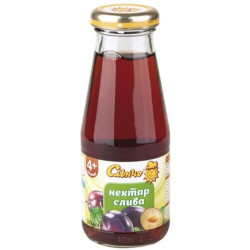Био нектар Слънчо - Слива, 200 ml