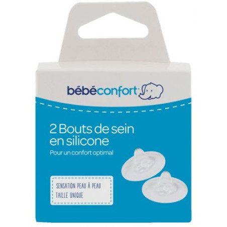 Комплект силиконови зърна Bebe Confort - универсален размер, 2 броя