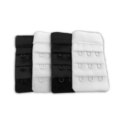 Удължител за сутиен Carriwell - 2х2, черен и бял