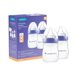 Комплект шишета Lansinoh - Slow flow, 160 ml, 2 броя