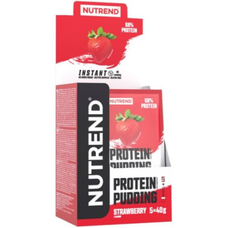 Protein Pudding, ягода, 5 сашета, Nutrend