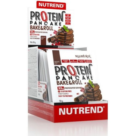 Protein Pancake, шоколад с какао, 10 сашета, Nutrend