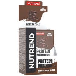 Protein Pudding, шоколад с какао, 5 сашета, Nutrend
