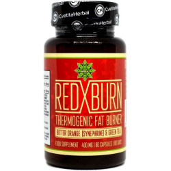 Red X Burn, 400 mg, 80 капсули, Cvetita Herbal