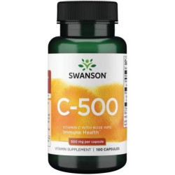 C-500, 500 mg, 100 капсули, Swanson