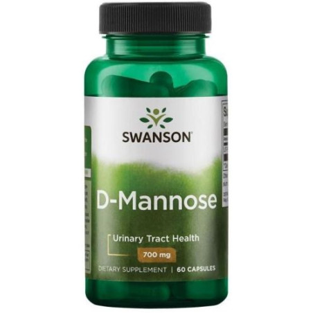 D-Mannose, 700 mg, 60 капсули, Swanson
