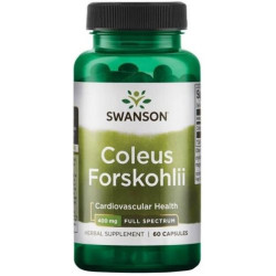 Coleus Forskohlii, 400 mg, 60 капсули, Swanson