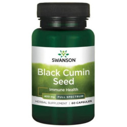 Black Cumin Seed, 400 mg, 60 капсули, Swanson