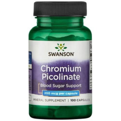Chromium Picolinate, 100 капсули, Swanson