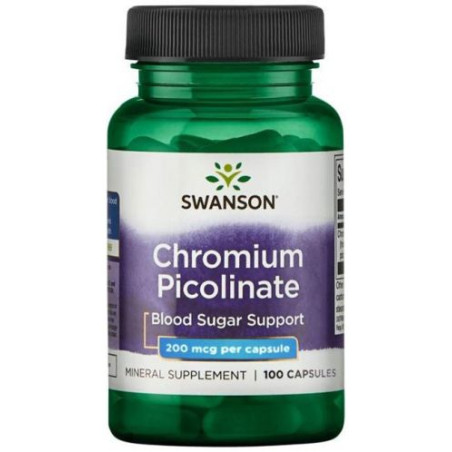 Chromium Picolinate, 100 капсули, Swanson