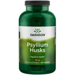 Psyllium Husks, 610 mg, 300 капсули, Swanson
