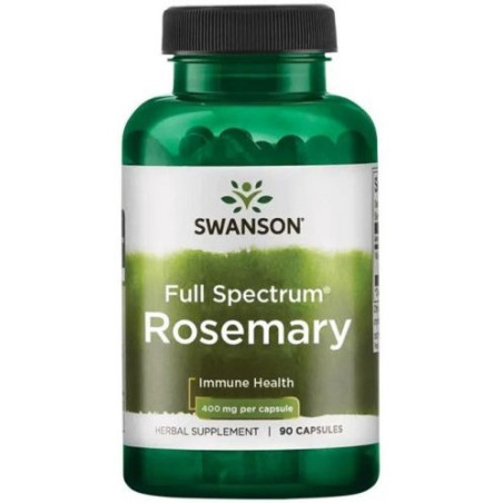 Full Spectrum Rosemary, 400 mg, 90 капсули, Swanson