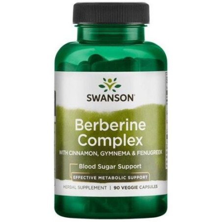 Berberine Complex, 90 растителни капсули, Swanson