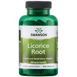 Licorice Root, 450 mg, 100 капсули, Swanson