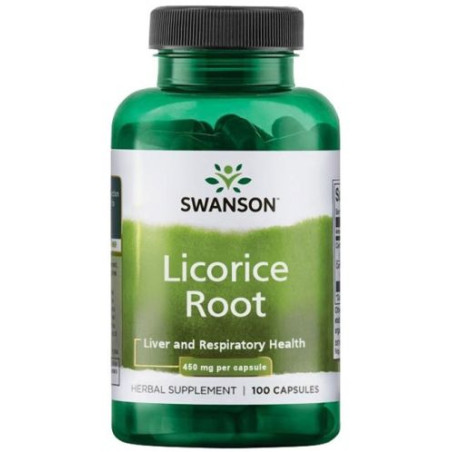Licorice Root, 450 mg, 100 капсули, Swanson