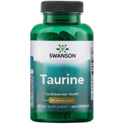 Taurine, 500 mg, 100 капсули, Swanson