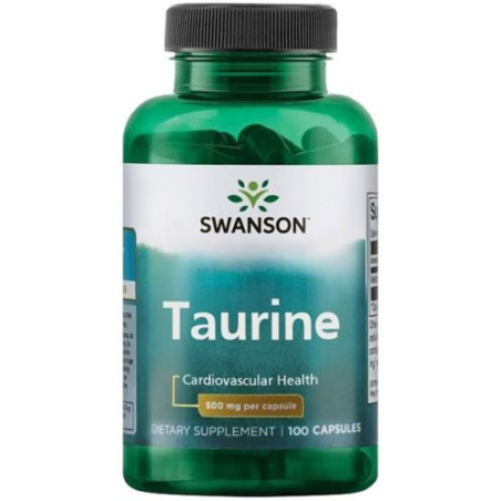 Taurine, 500 mg, 100 капсули, Swanson