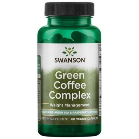 Green Coffee Complex, 60 растителни капсули, Swanson