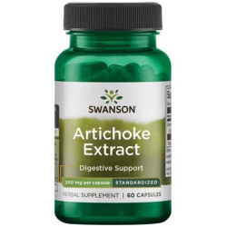 Artichoke Extract, 250 mg, 60 капсули, Swanson