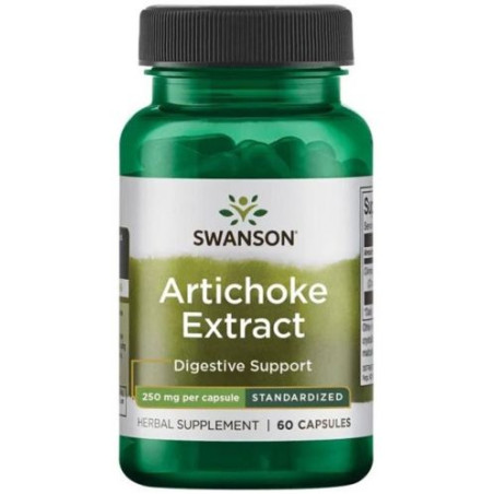 Artichoke Extract, 250 mg, 60 капсули, Swanson