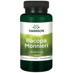 Bacopa Monnieri, 250 mg, 90 капсули, Swanson