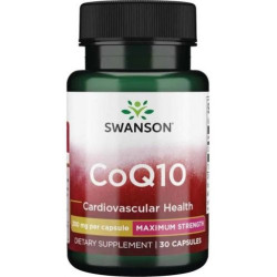 CoQ10, 200 mg, 30 капсули, Swanson